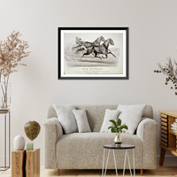 Historic Framed Print, Dick Swiveller: By Walkill chief, dam a Clay Mare,  17-7/8" x 21-7/8"