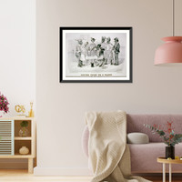 Historic Framed Print, Eating crow on a wager: De fust brace,  17-7/8" x 21-7/8"