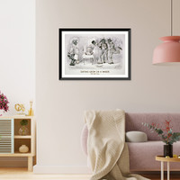 Historic Framed Print, Eating crow on a wager: De last lap,  17-7/8" x 21-7/8"