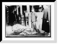 Dead children, covered, from Cleveland School fire, Historic Reproduction