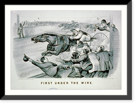 First under the wire, Antique Wall Art