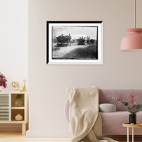 Historic Framed Print, Workers bringing in asphalt, Venezuela,  17-7/8" x 21-7/8"