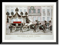 Historic Framed Print, Funeral of Daniel O'Connell,  17-7/8" x 21-7/8"