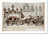 Historic Framed Print, Funeral of Daniel O'Connell - 2,  17-7/8" x 21-7/8"