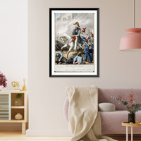 Genl. E. Cavaignac: appointed provisional president of the French republic with the powers of a dictator, June 23, 1848, Antique Wall Art
