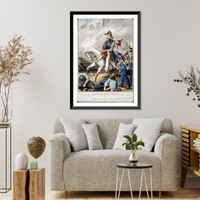 Genl. E. Cavaignac: appointed provisional president of the French republic with the powers of a dictator, June 23, 1848, Antique Wall Art