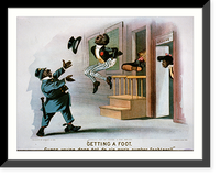 Getting a foot Guess you'se done got de ole man's number foahteen!!"", Antique Print