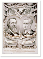 Historic Framed Print, Grand National Republican banner - 2,  17-7/8" x 21-7/8"