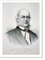 Historic Framed Print, Hon. Horace Greeley: our next president,  17-7/8" x 21-7/8"