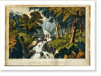 Idlewild. on the Hudson: the glen, Antique Wall Art