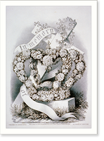 Historic Framed Print, In memory of - 4,  17-7/8" x 21-7/8"