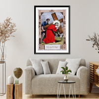 Jesus and the Cyrenian.Jesus ajudado pelo Cirineo - 2, Vintage Wall Art