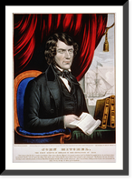 John Mitchel - the first martyr of Ireland in her revolution of 1848.lith. and pub. by N. Currier, 152 Nassau St., Cor. of Spruce, N.Y, Antique Poster