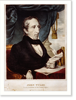 John Tyler: tenth president of the United States, Antique Wall Art