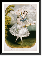 Historic Framed Print, Love is the lightest,  17-7/8" x 21-7/8"
