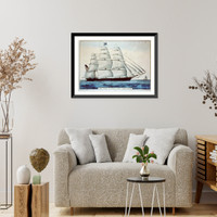 New York clipper ship Challenge"" - 2, Antique Print