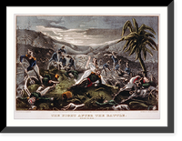 Historic Framed Print, The night after the battle: burying the dead - 2,  17-7/8" x 21-7/8"