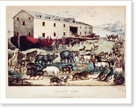 Historic Framed Print, Noah's ark,  17-7/8" x 21-7/8"