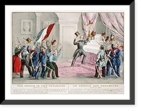 The people in the Tuileries: 24th, February 1848/le peuple aux Tuileries: 24 F&egrave;vrier 1848, Antique Wall Art