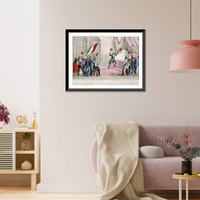 The people in the Tuileries: 24th, February 1848/le peuple aux Tuileries: 24 F&egrave;vrier 1848, Antique Wall Art