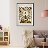 Historic Framed Print, The road to the holy cross: le chemin de la tres Ste. Croix - 2,  17-7/8" x 21-7/8"