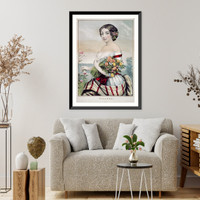 Historic Framed Print, Rosanna,  17-7/8" x 21-7/8"