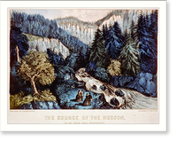 Historic Framed Print, The source of the Hudson: in the Indian pass, Adirondacks,  17-7/8" x 21-7/8"