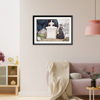 Historic Framed Print, To the memory of - 4,  17-7/8" x 21-7/8"