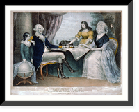 Washington family: Washington his lady & two grandchildren by the name of Custis, Historic Reproduction