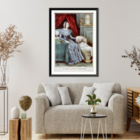 Historic Framed Print, A year after marriage - 2,  17-7/8" x 21-7/8"