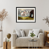Historic Framed Print, Fanny Elssler in the shadow dance,  17-7/8" x 21-7/8"