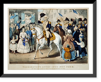 Washington's entry into New York: on the evacuation of the city by the British, Nov. 25th. 1783 - 2, Historic Reproduction