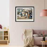 Washington's entry into New York: on the evacuation of the city by the British, Nov. 25th. 1783 - 2, Historic Reproduction
