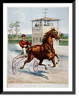 Historic Framed Print, Winning in style,  17-7/8" x 21-7/8"