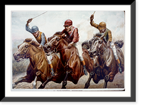 Historic Framed Print, A Driving finish,  17-7/8" x 21-7/8"