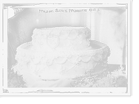 Historic Framed Print, Wilson Sayre Wedding Cake,  17-7/8" x 21-7/8"