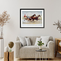 The renowned trotter Prince Wilkes record, 2:14 1/3; owned by George A. Singerly of Philadelphia, Antique Poster