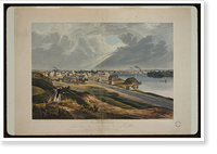 Historic Framed Print, Philadelphia. From fair mount looking down the river Schuylkill - 2,  17-7/8" x 21-7/8"