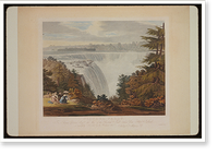 Niagara Falls. To Thomas Dixon esq. this view of the British Fall taken from Goat Island - 2, Historic Reproduction