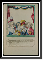 Premier hommage des Habitans de Paris &aacute; la Famille Royale le mercredi 7 Octobre 1789, lendemain de son heureuse arrive&eacute; dans cette Ville. - 2, Antique Poster