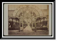 Historic Framed Print, Exp. universelle de 1889 - Galerie des industries diverses, porte d'entr&eacute;e de la classe 26.ND Phot.,  17-7/8" x 21-7/8"