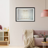Steam engine, Washington Navy Yard, Washington, D.C. End framing elevation - 2 Classic, Historic Print
