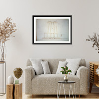 Steam engine, Washington Navy Yard, Washington, D.C. End framing elevation - 2 Classic, Historic Print