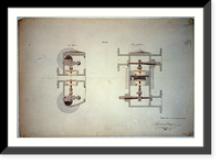 Steam engine, Washington Navy Yard, Washington, D.C. Nozzles - side and back sections - 2 Classic, Vintage Print