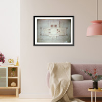 Historic Framed Print, Plan of the principal floor of the Capitol, U.S. - 3,  17-7/8" x 21-7/8"