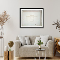 Historic Framed Print, [Armory (U.S. Arsenal"),  Pittsburgh,  Pennsylvania. Alternate principal floor plan]" - 2,  17-7/8" x 21-7/8"