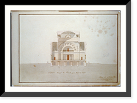 Bank building (2nd Bank of the United States"), Philadelphia, Pennsylvania. Section from west to east" - 3, Vintage Print