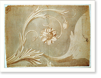 United States Capitol, Washington, D.C. Floral (magnolia) decorative relief - 2, Historic Print