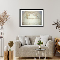 Historic Framed Print, [United States Capitol grounds, Washington, D.C. Site plan, footprint, landscaping] - 2,  17-7/8" x 21-7/8"