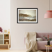 Panoramic view of West Point, New York showing American encampments on the Hudson River - 7, Vintage Wall Art